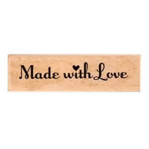 Artisan A42-25-03 Wood and Rubber Rectangle Stamp