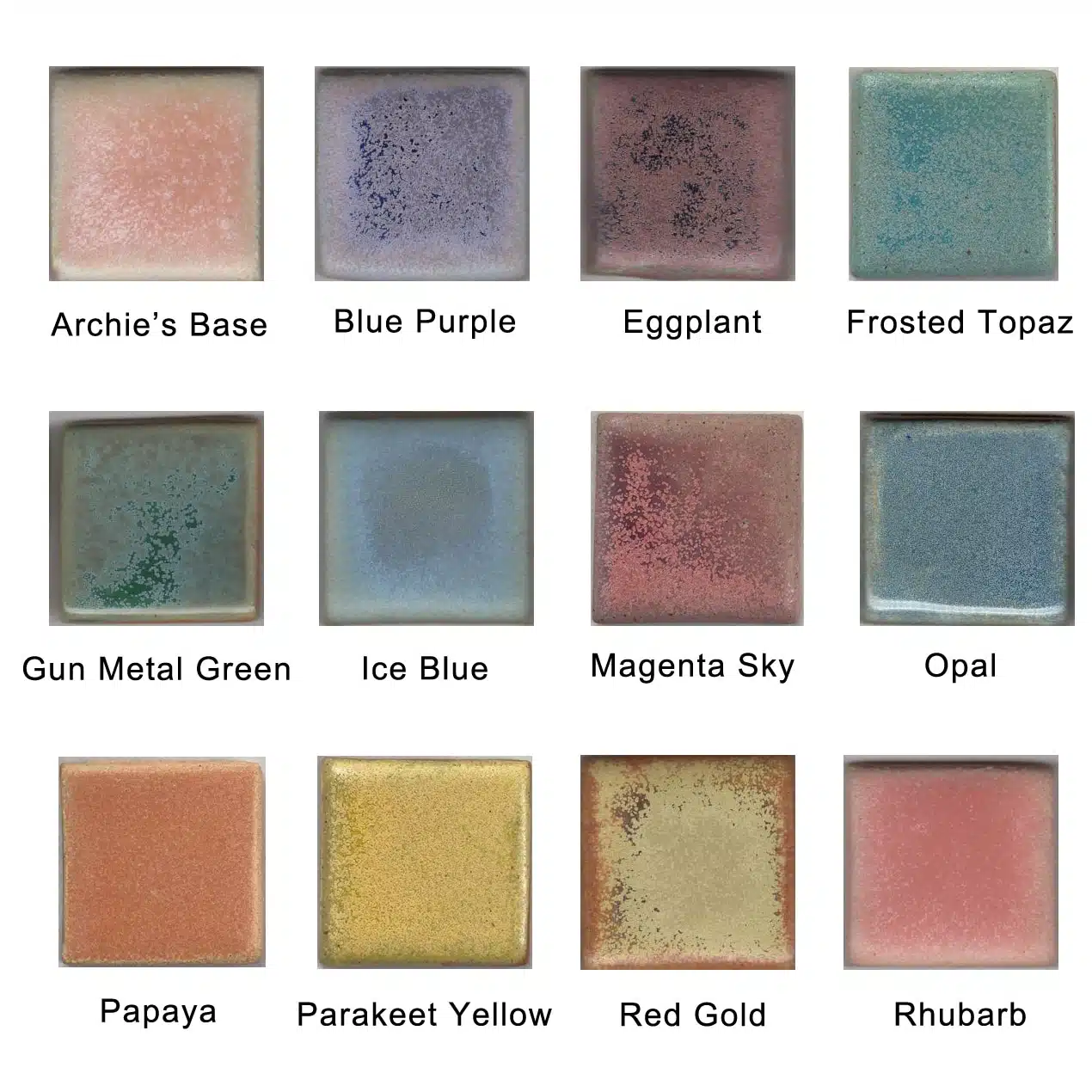 Coyote Sample Kit #14 Set of 12 Archies Series 4oz Glazes