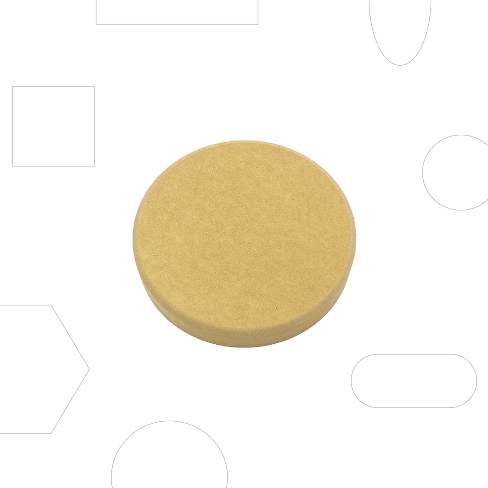 G.R. Pottery Forms - Wallie Round - 6"