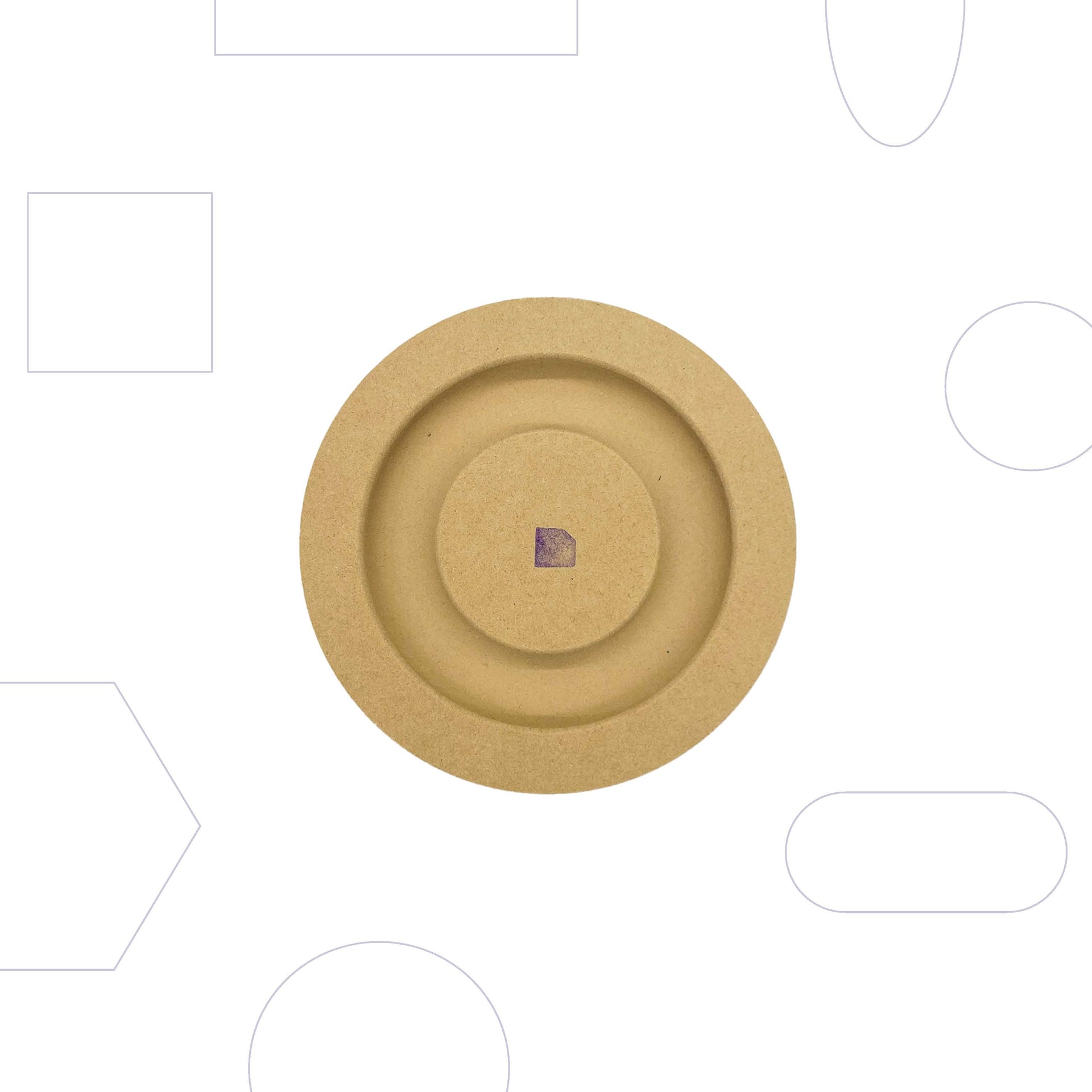 G.R. Pottery Forms - Wallie Round - 6" - Image 2