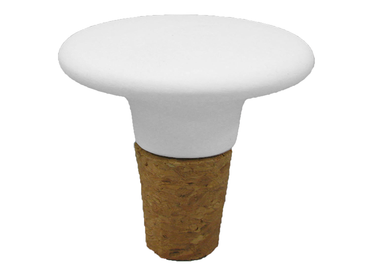 Wholesale Bisqueware - 840S Wine Stopper Convex 2"