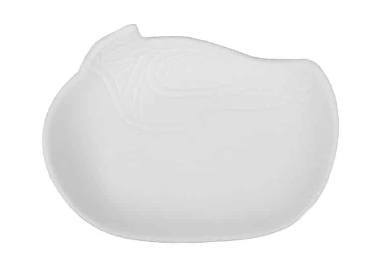 Wholesale Bisqueware 1364 Organic Bird Dish Clay King