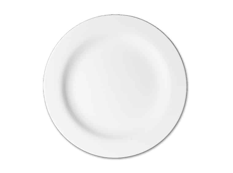Wholesale Bisqueware - 2526 Rim Bread Plate
