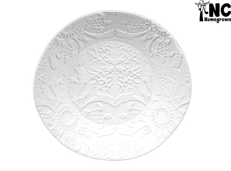 Wholesale Bisqueware 3101 Lifted Summertime Bowl Clay King