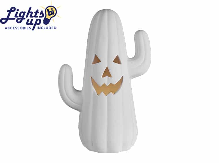 Wholesale Bisqueware - 3134 Lighted Cact-O-Lantern