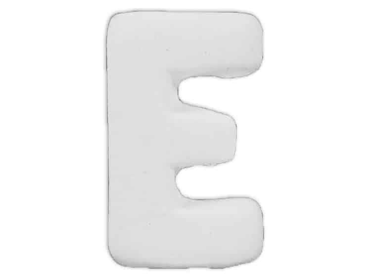 Wholesale Bisqueware - 5804 1" Letter E