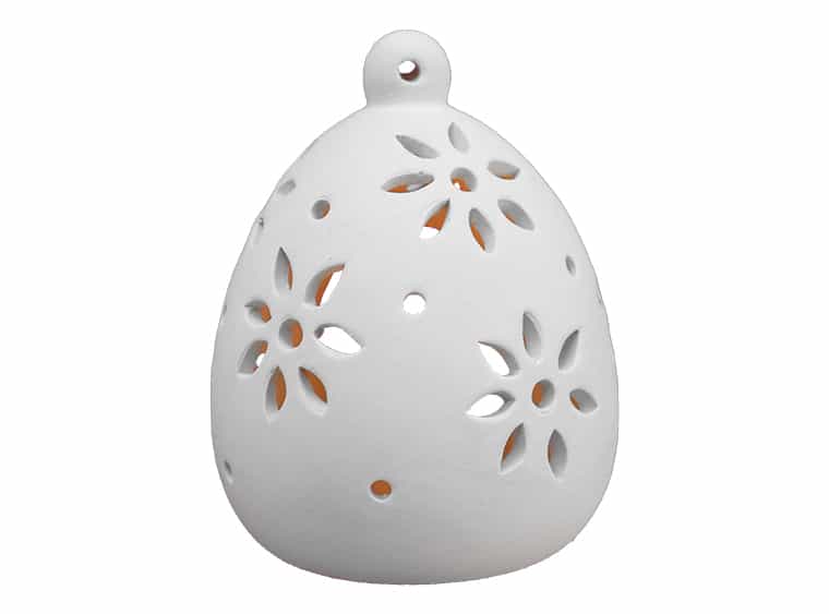 Wholesale Bisqueware - CC-2001 Flower Cutouts Luminaria