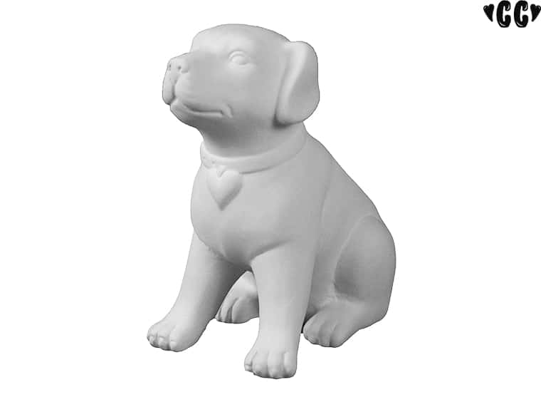 Wholesale Bisqueware - CC-3958 Puppy Planter