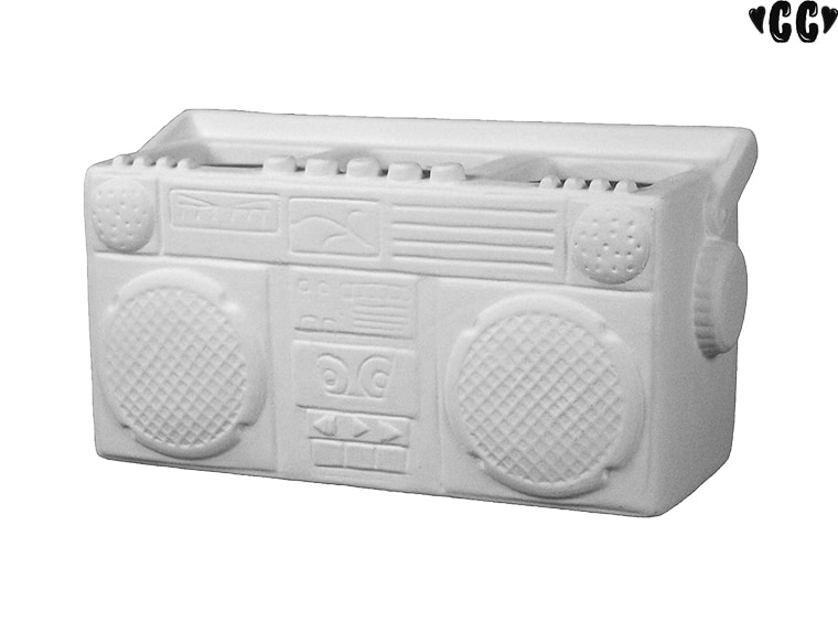 Wholesale Bisqueware - CC-706 Boombox Planter | Clay King