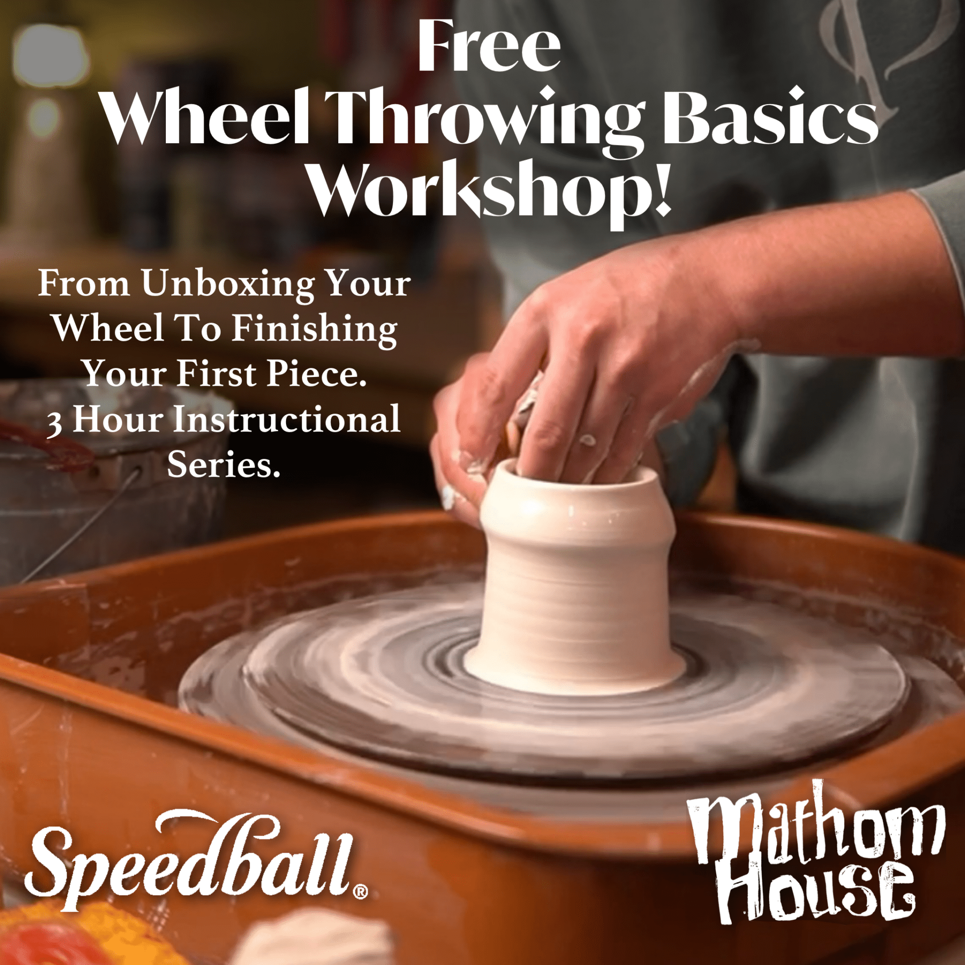 Speedball Clay Boss 1/2 HP Pottery Wheel - Image 3