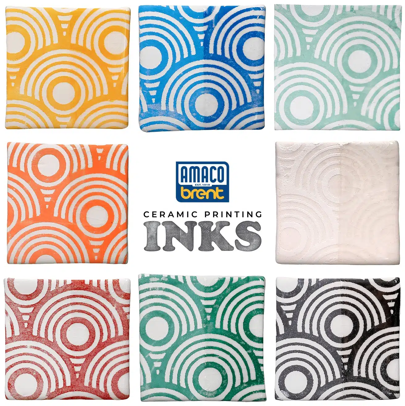 Amaco Ceramic Printing Inks Kit
