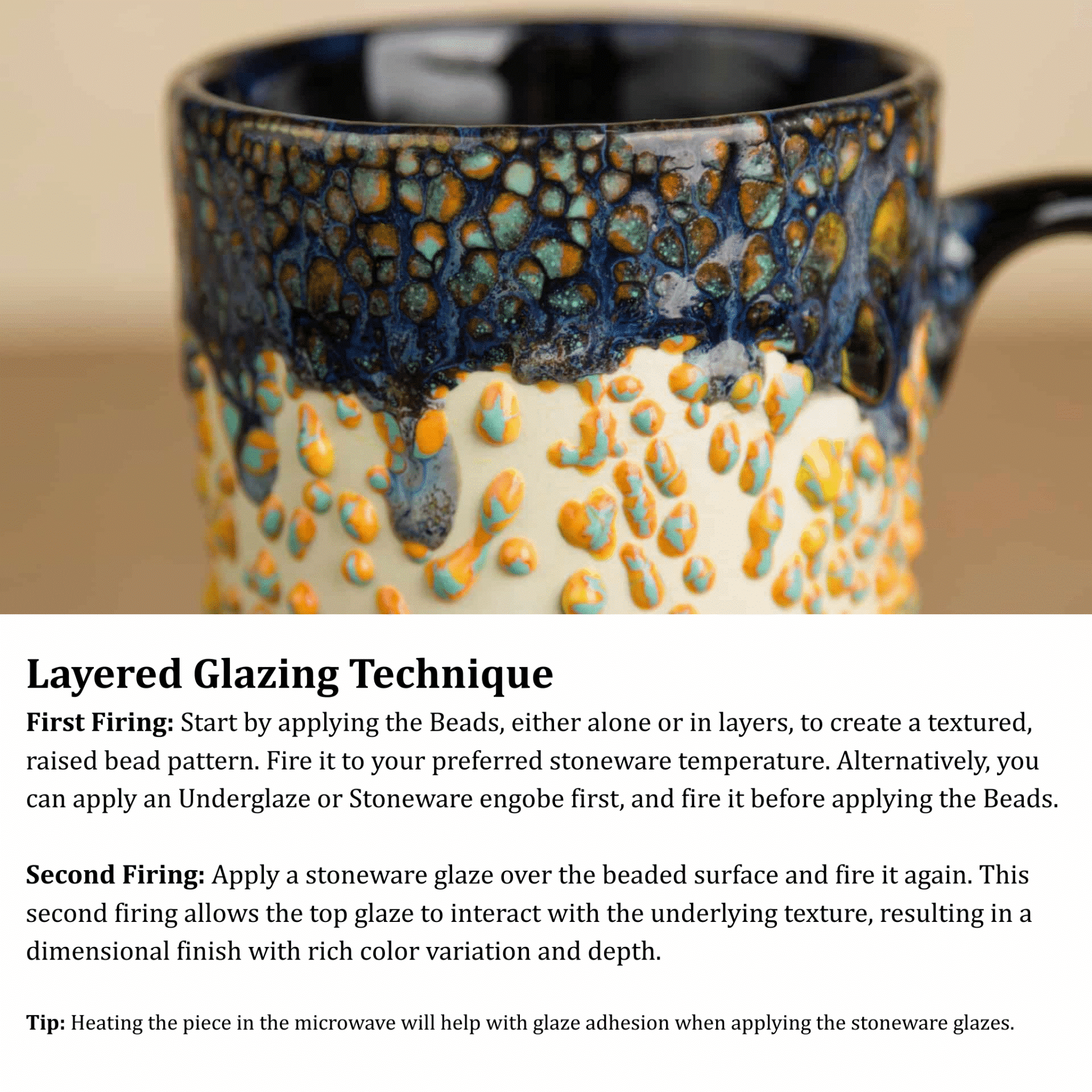 Mayco Ritual Glaze - SW-444 Pink Bead - Pint - Image 5