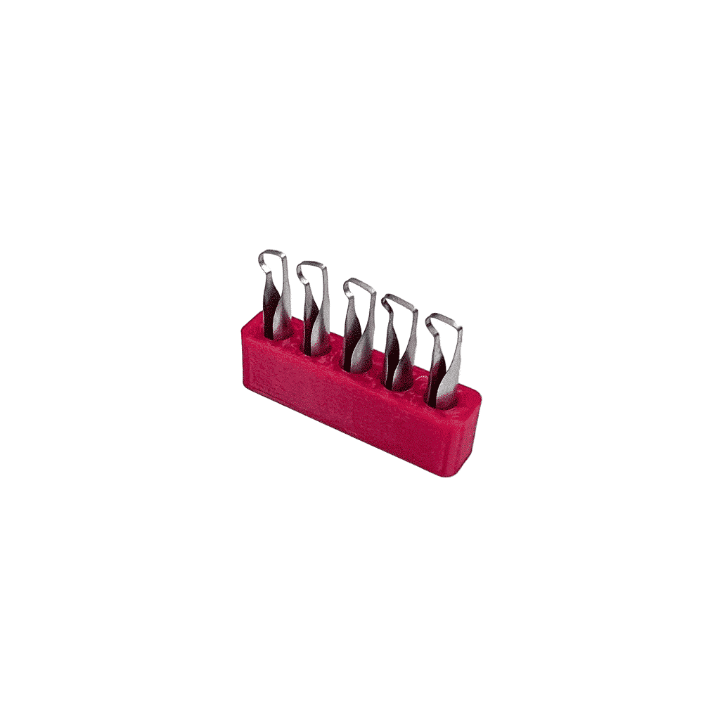BuschKraft - Dragonfly Tool Medium P Shape Carving Blades (5 Pack, Blades Only)