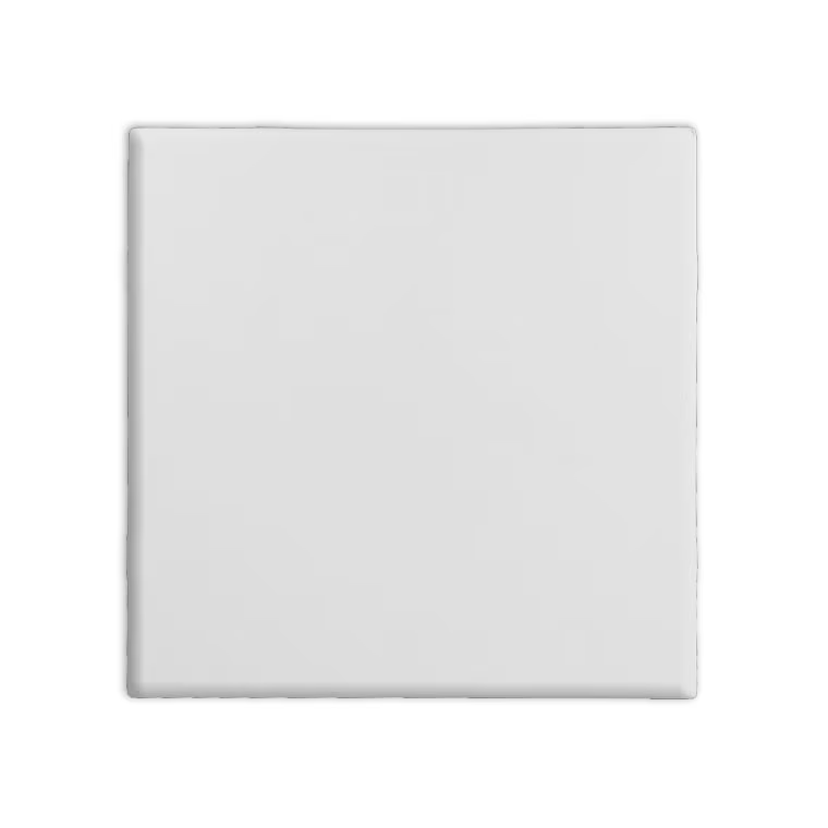 Bisque Imports BISQ66 - 6" Square Tile with Textured Back