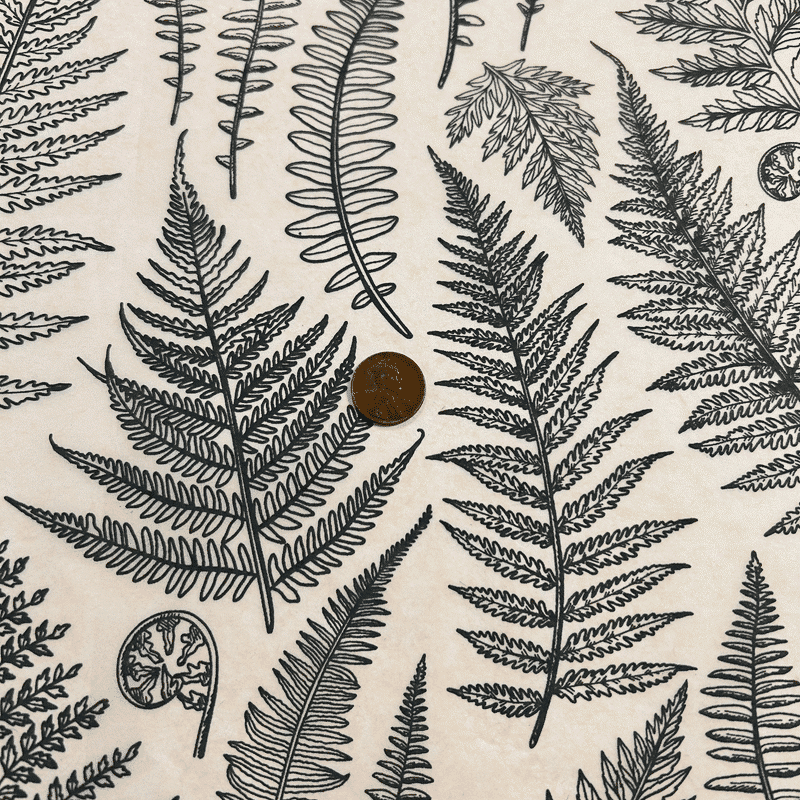 Elan Pottery Underglaze Transfer - Jungle Fern - 19" x 13" - Image 4