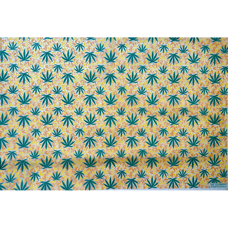 Elan Pottery Underglaze Transfer - Seventies Wallpaper Multicolor - 19" x 13" - Image 2
