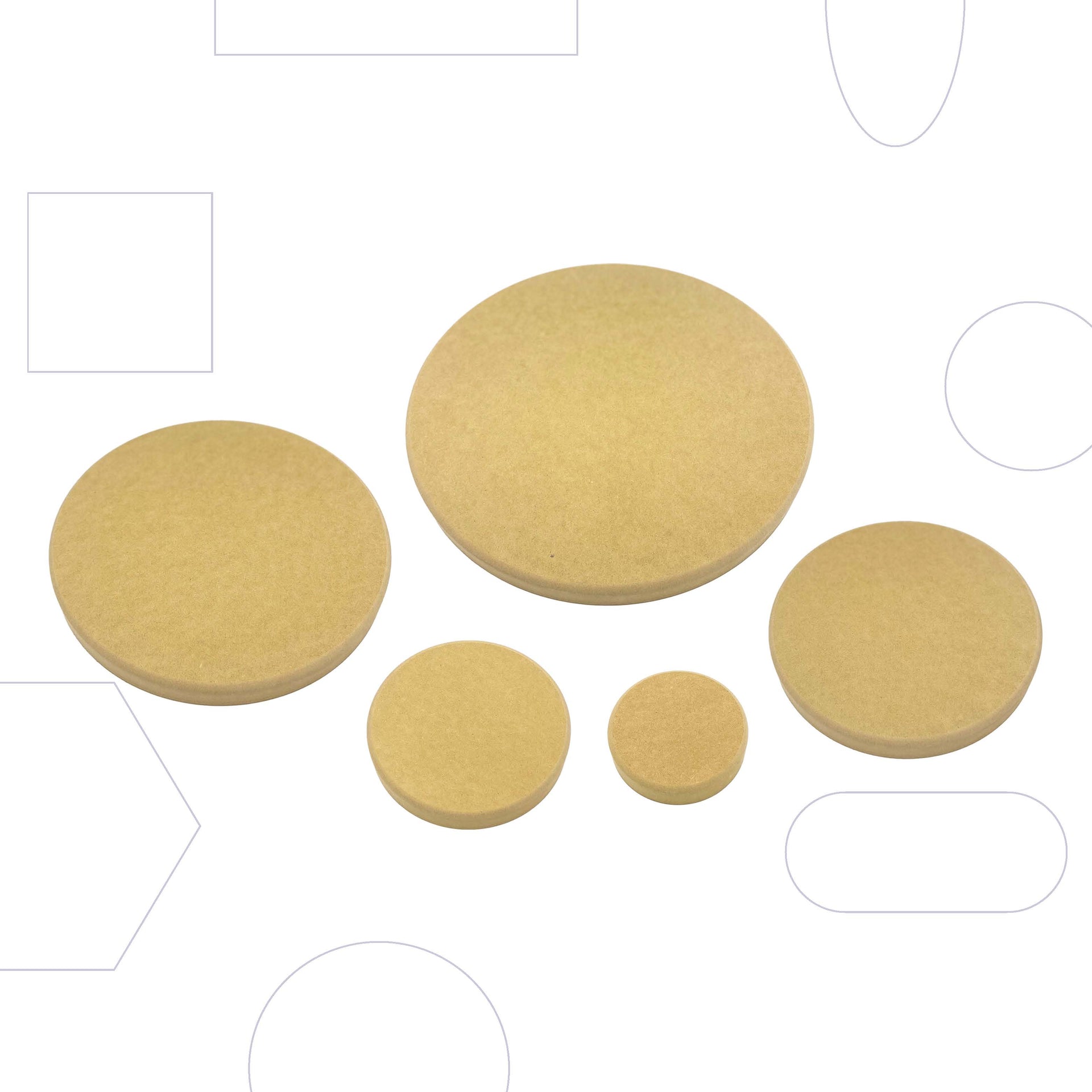 G.R. Pottery Forms - Wallie Round Pack