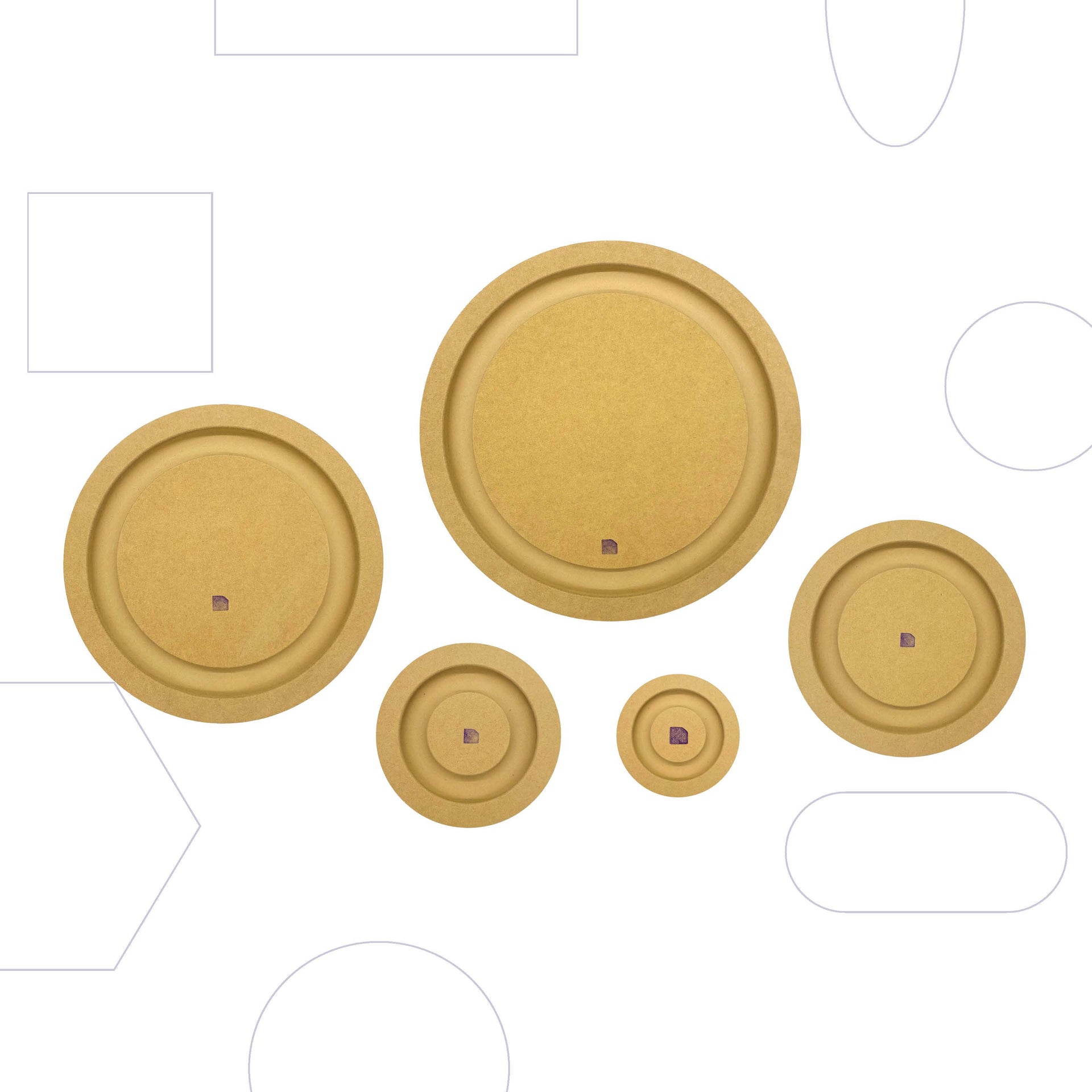 G.R. Pottery Forms - Wallie Round Pack - Image 2