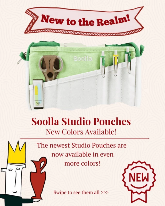 New Soolla Studio Pouches and Bags just hit the shelves!
Which new colors are you going to pick up?

#soolla #studiopouch #pottersofinstagram #ceramics #pottery