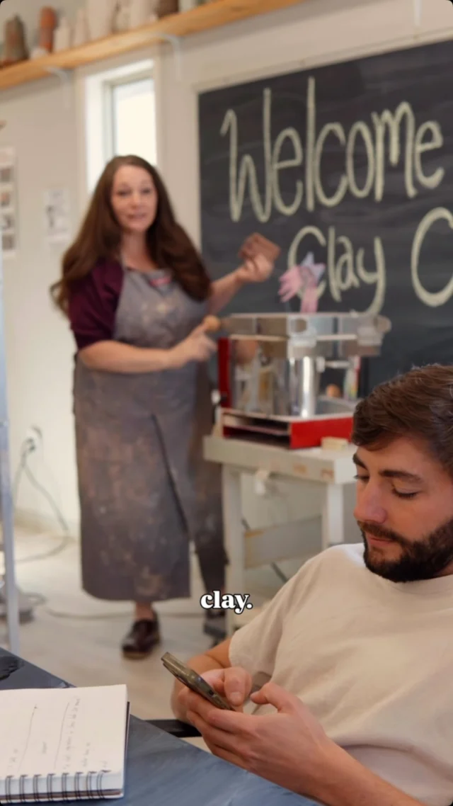 Call for clay today! 📞👑

#pottery #pottersofinstagram #ceramics #clayking #funny